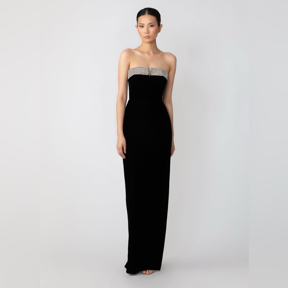 Sau Lee Venecia velvet gown size 2